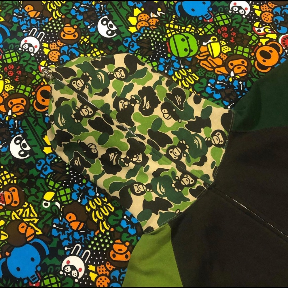 BABY MILO GREEN CAMO HOODIE - Picture 2 of 10